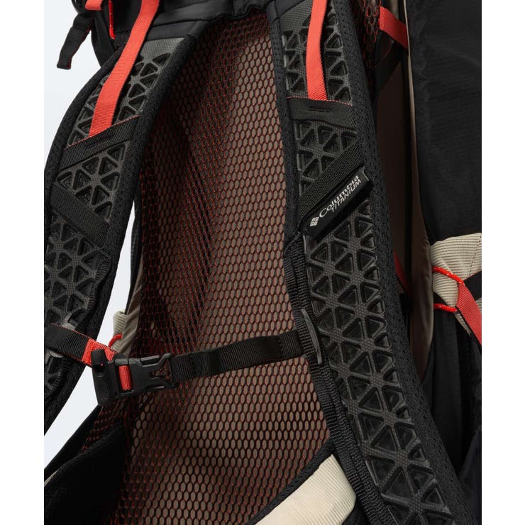 コロンビアColumbia1932591バックパックメンズレディースバッグリュックサックタイタンパスTitanPas48LBackpackお出かけカジュアル登山アウトドアハイキングキャンプ出張ギフトプレゼント記念ブラック×ベージュ48L