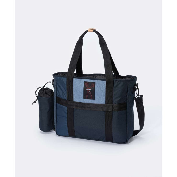 デンハムDENHAMEK0A5BDIトートバッグPaddedKerrメンズバッグEASTPACK×DENHAMショルダーバッグイーストパックコラボモデルPaddedKerrロゴカジュアルお出かけ通勤通学旅行サコッシュ2wayギフトプレゼント誕生日記念ネイビー22L