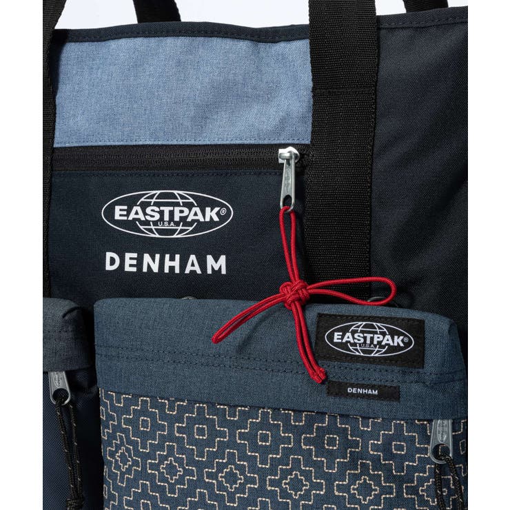 デンハムDENHAMEK0A5BDIトートバッグPaddedKerrメンズバッグEASTPACK×DENHAMショルダーバッグイーストパックコラボモデルPaddedKerrロゴカジュアルお出かけ通勤通学旅行サコッシュ2wayギフトプレゼント誕生日記念ネイビー22L
