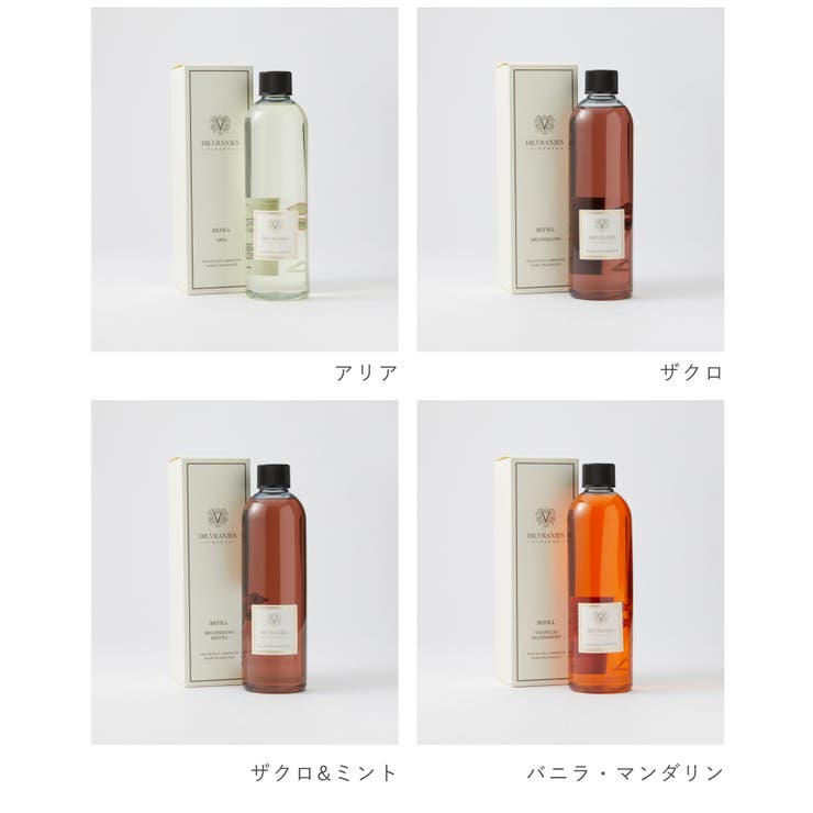 ドットール・ヴラニエスDr.Vranjesディフューザー500mL【ドットールヴラニエスルームフレグランスホームフレグランスアロマアクアアンバージンジャー＆ライムペオニアブラックジャスミン詰め替えギフトプレゼント】