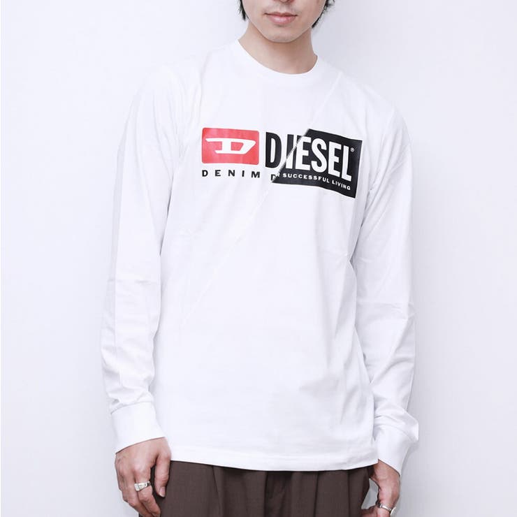DIESEL Tシャツ T-JUST-DIVISION ホワイト　S