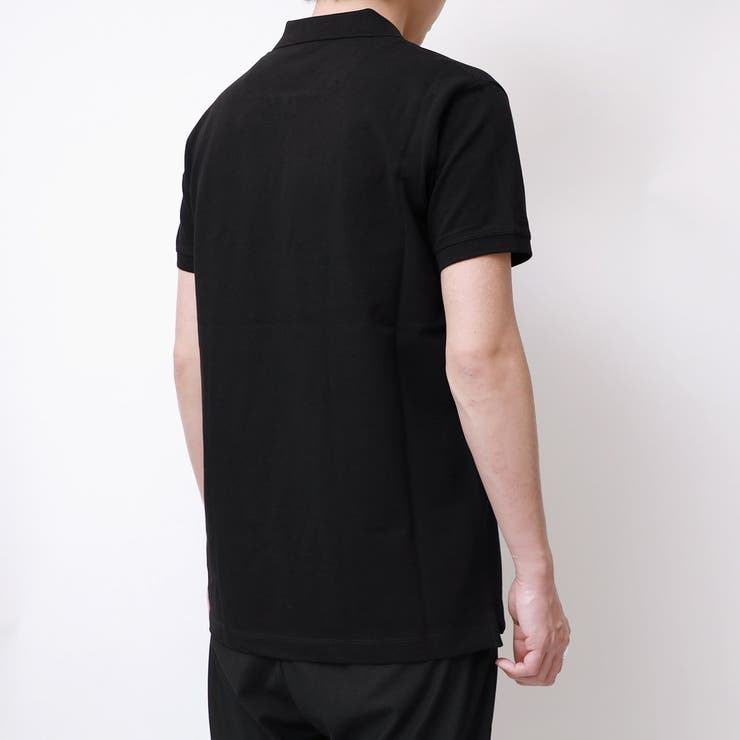Men's Polo shirt with Oval D patch | Black | Diesel
