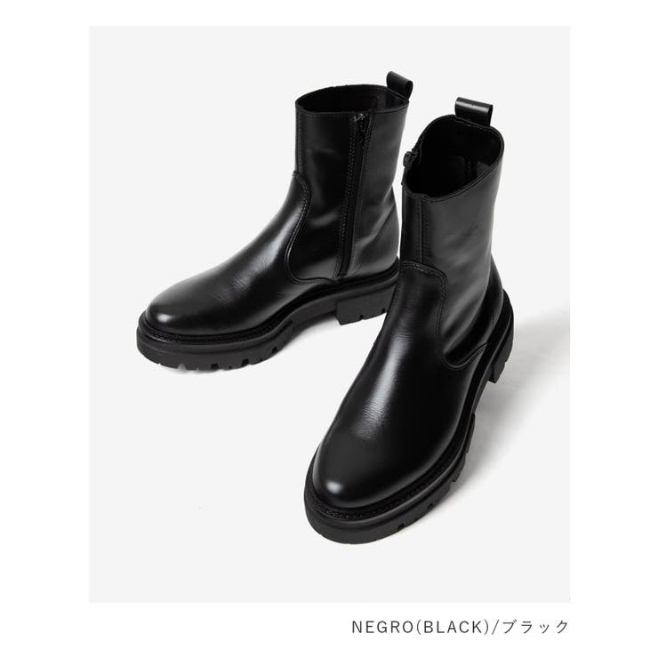 エネス ENESS インサイドジッパーアンクルブーツ | U-STREAM | 詳細画像2 