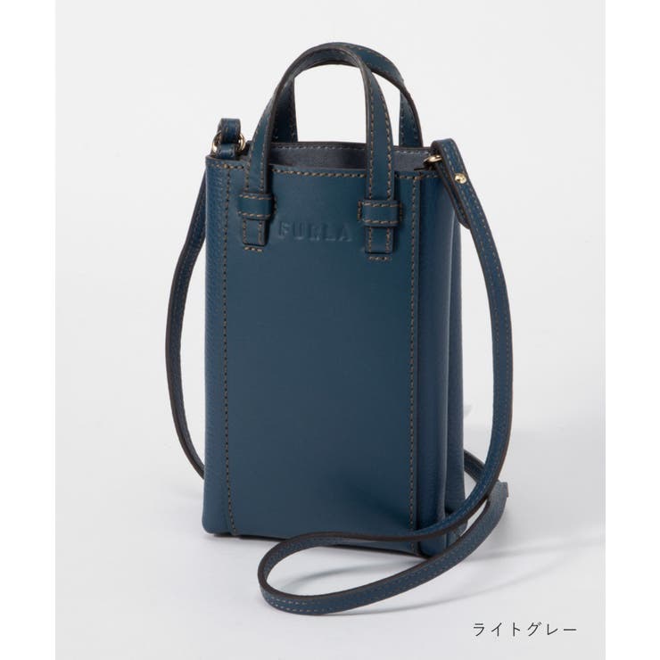 美品】FURLA エッセンシャル ミニ ヴァーティカル クロスボディ（極美  