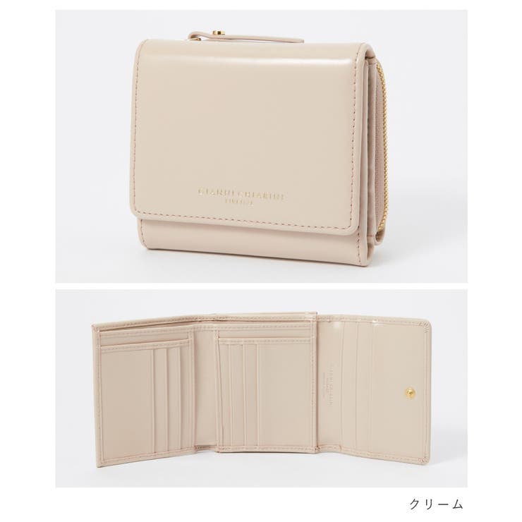 ジャンニ・キアリーニGIANNICHIARINIPF5080CLUX三つ折りWALLETSCLUXレディース財布ミニ財布レザーTRI-FOLDWALLETジャンニキャリーニロゴコンパクトウォレット折り畳みブランドプレゼントギフト贈り物シンプル誕生日記念お祝い全2色