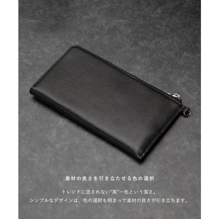長財布フラグメントウォレットメンズ財布レザー収納力ギオネノワールGUIONNETNOIREVERYDAYFRAGMENTエブリデイフラグメント長サイフ牛革ロング革L字ファスナーカード入れギフトシンプルおしゃれ黒プレゼントブラック