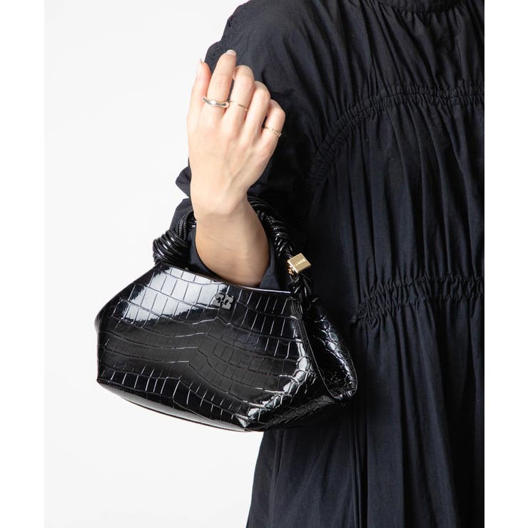 GANNI ハイウエストストレトレックトラウサ F92286783 099 門倉太久斗/22世紀ジェダイ wool midi dress / TXA-TENGA by Artist-