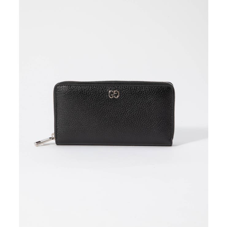 グッチGUCCI473928A7M0N長財布メンズレディース財布ロングウォレットレザードリアン本革GGロゴプレゼントブランドラウンドファスナーおしゃれギフト誕生日シンプルお祝い記念ファッションブラック