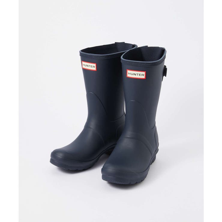 HUNTER】 ハンター フラットパンプス レインシューズ UK5/24cm 賢く