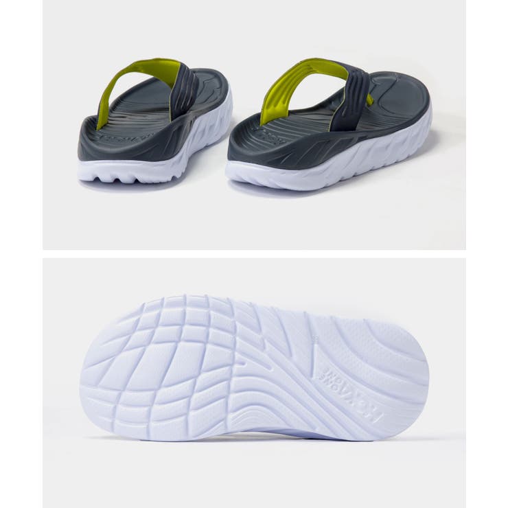 ホカオネオネHOKAONEONE1099675サンダルMORARECOVERYFLIPメンズシューズオラリカバリーフリップアウトドアスライドサンダルスポーツつっかけスリッパトレーニングブラック×ダークグルグレー/オンブレブルー×フィエスタ25～29cm