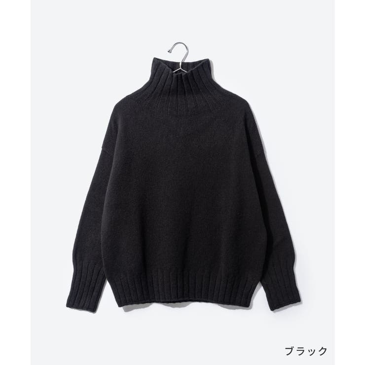 【正規品】アイランドタイドISLANDTIDESEY18334ニットレディーストップス長袖タートルネックプルオーバーラムズウールリブ編みタートルニット秋冬全6色3436