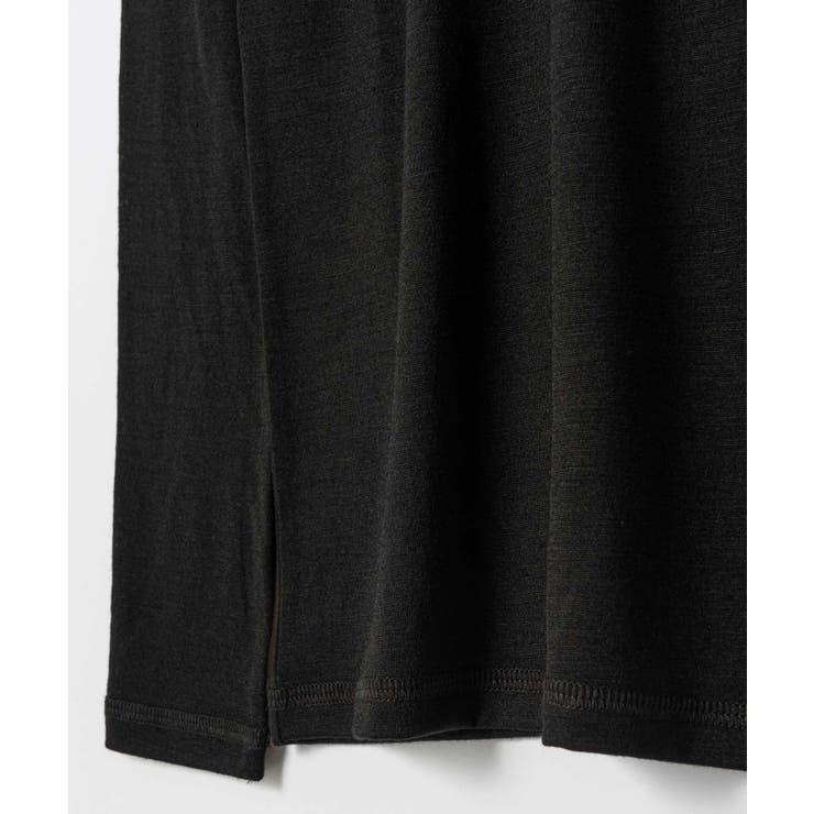 ジルサンダープラスJILSANDER+J40GC0022J70021Tシャツレディーストップス長袖ロングTシャツクルーネックカットソーテクニカルウールロンTロゴ大きいサイズありブラックナチュラルXSSMLXL