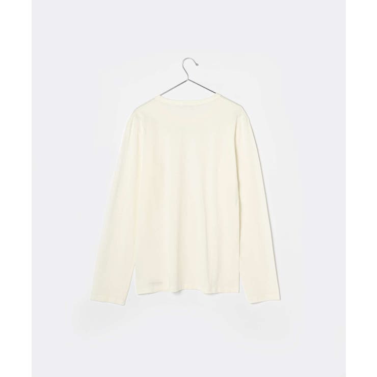 ジルサンダープラスJILSANDER+J47GC0013J45031Tシャツメンズトップス長袖ストリートスタイルロングスリーブUネック無地ロンTロゴカジュアル秋冬プレゼントギフトブラックホワイトSML
