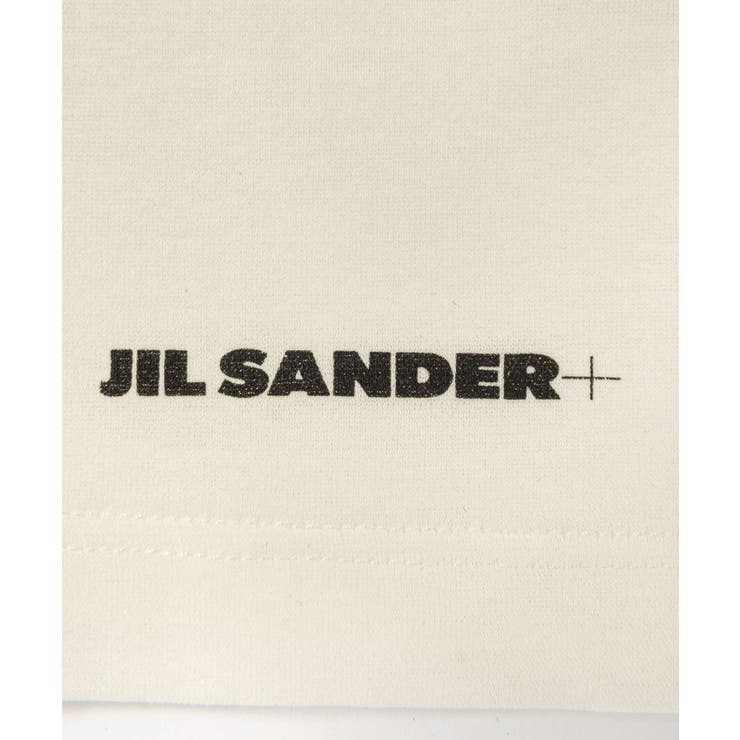 ジルサンダープラスJILSANDER+J47GC0013J45031Tシャツメンズトップス長袖ストリートスタイルロングスリーブUネック無地ロンTロゴカジュアル秋冬プレゼントギフトブラックホワイトSML