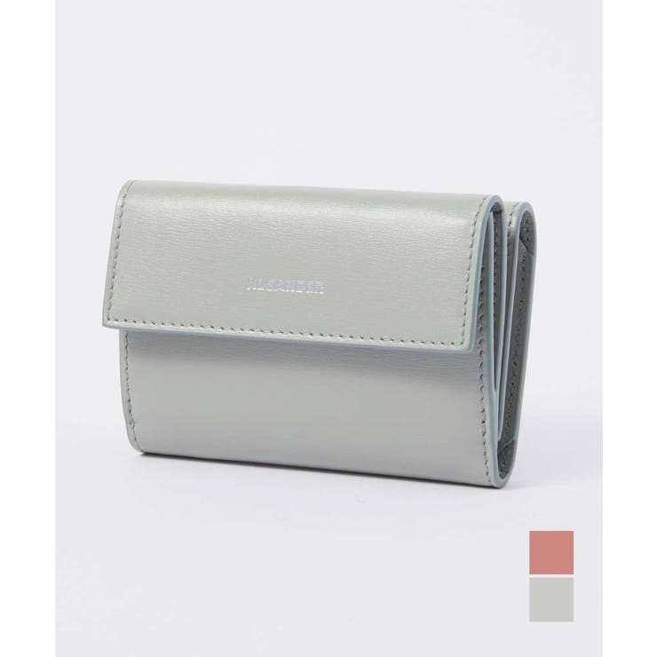 ✨JIL SANDER 三つ折り財布 ブルーグレー