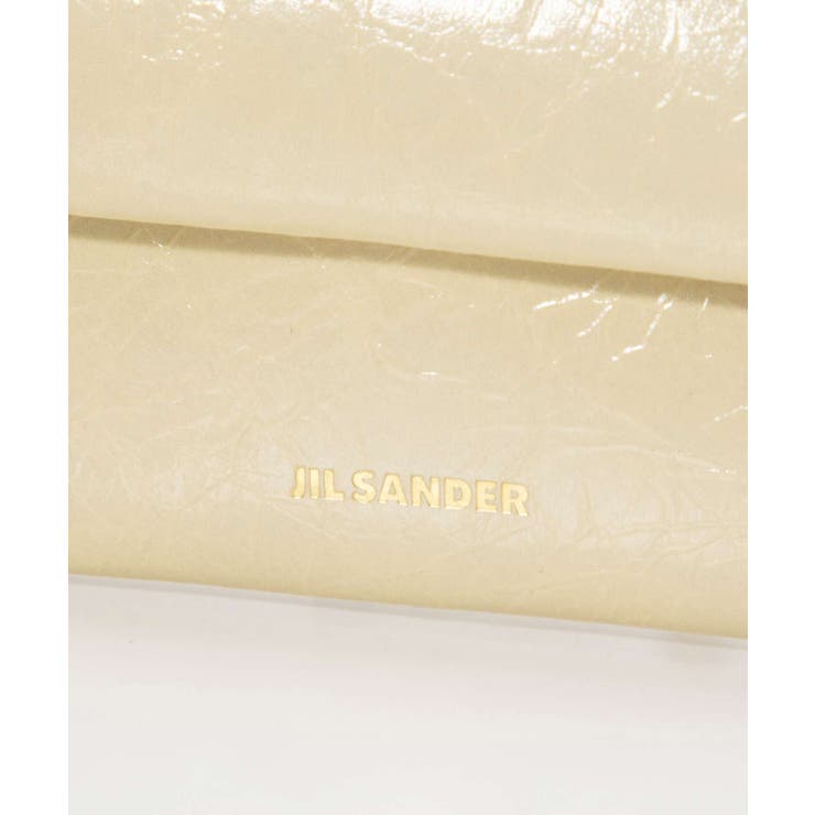 ジルサンダーJILSANDERJ08VL0015P6267小銭入れレディース財布コインケースミニ財布レザーコンパクトウォレットロゴ入りプレゼントギフト贈り物シンプル誕生日記念お祝いFOLDEDCOINPURSEW/LACEクリームオーバジーン