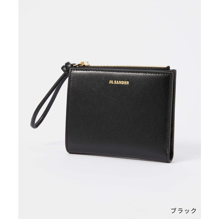 ジルサンダーJILSANDERJ07UI0016P4841二つ折り財布レディース財布ミニ財布レザーロゴ入り小銭入れコンパクトウォレットプレゼントギフト贈り物シンプル誕生日記念お祝いブラックブラウン