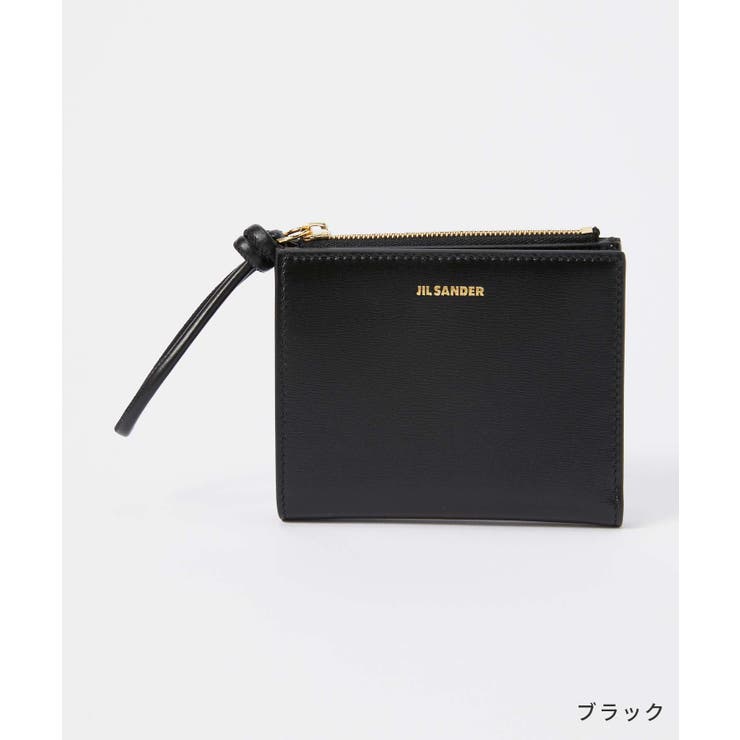 ジルサンダーJILSANDERJ07UI0016P4841二つ折り財布レディース財布ミニ財布レザーロゴ入り小銭入れコンパクトウォレットプレゼントギフト贈り物シンプル誕生日記念お祝いブラックブラウン