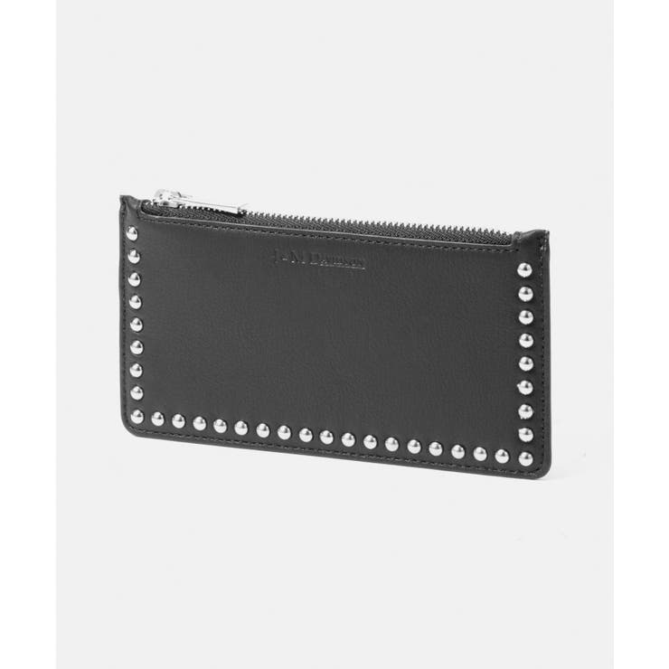 箱付きJ&M人気のスタッズ付き名刺入れ 新品 J&M DAVIDSON スタッズ付き カードケース J&Mデヴィッド