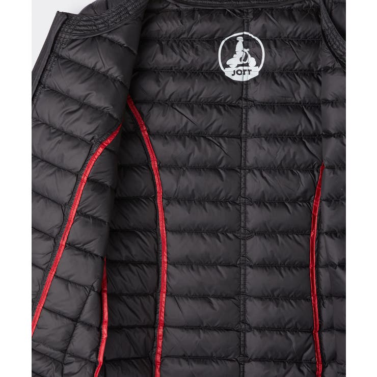 ジョットJOTTDOUDAFW22WDOW16ダウンジャケットレディースアウターライトダウンパッカブルショート丈ノーカラー軽量大きいサイズあり黒防寒着ビジネス秋冬ギフトプレゼント女性ブランクトープブラックXSSMLXLXXL