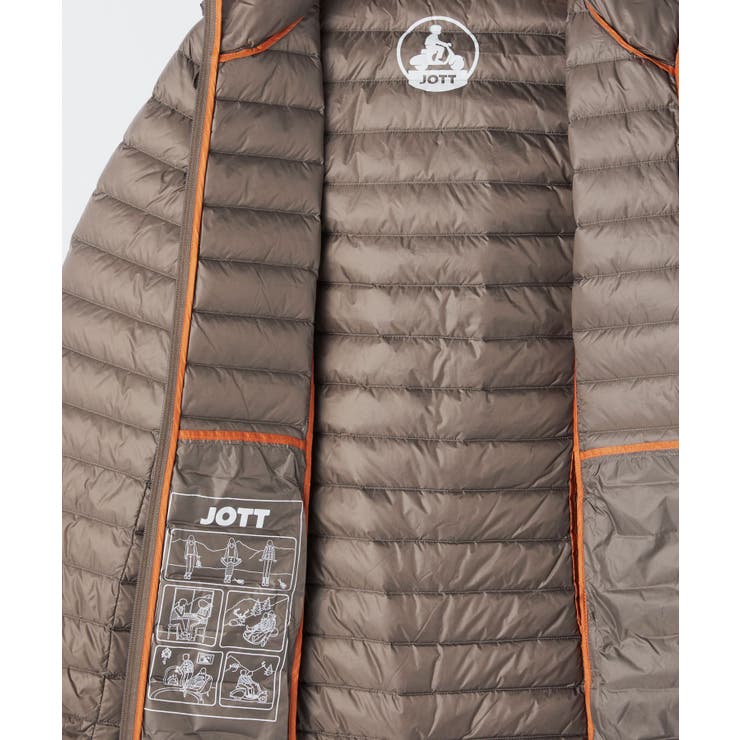 ジョットJOTTNOURFW22WDOW12ダウンジャケットレディースアウターダウンコートライトダウンヌールロング丈軽量パッカブル防寒着フード着脱可大きいサイズありあり黒ビジネス秋冬ギフトプレゼント女性トープマリンブラックアーミーXSSMLXLXXL