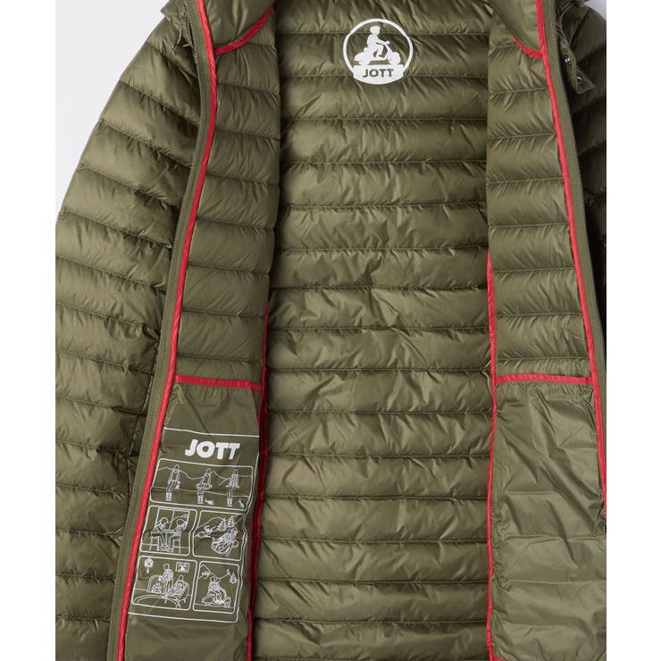 ジョットJOTTNOURFW22WDOW12ダウンジャケットレディースアウターダウンコートライトダウンヌールロング丈軽量パッカブル防寒着フード着脱可大きいサイズありあり黒ビジネス秋冬ギフトプレゼント女性トープマリンブラックアーミーXSSMLXLXXL