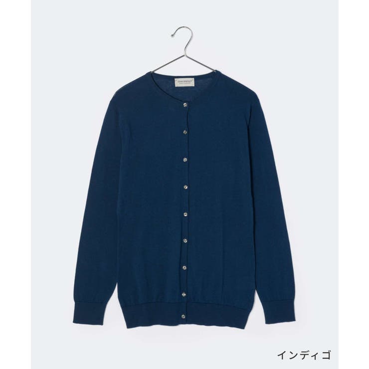 ジョンスメドレーJOHNSMEDLEYISLINGTONカーディガンISLINGTONレディーストップス長袖ラウンドネックニットセーターSLIMFITオフィス長袖Vネック全9色