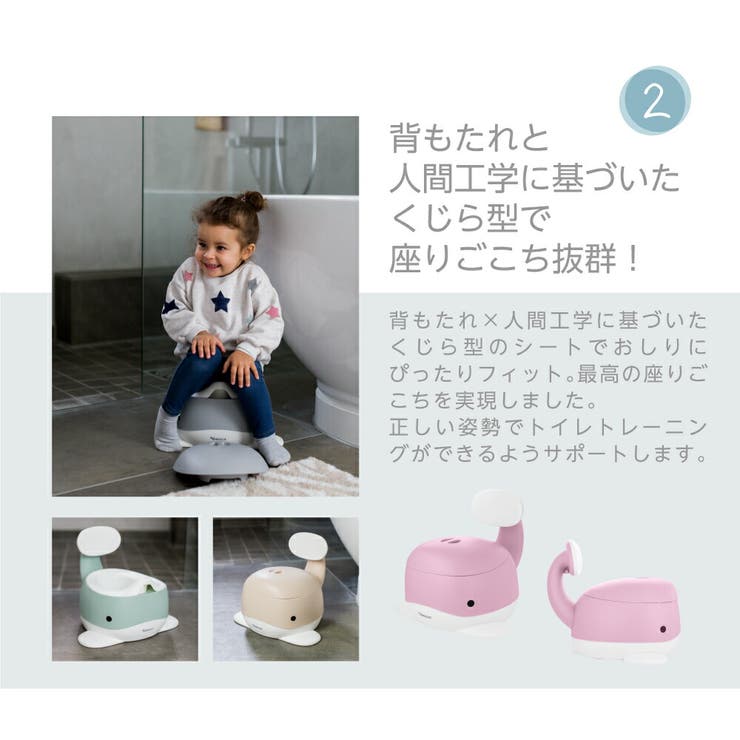 【送料無料】日本初上陸正規販売代理店着後レビュー特典！キンズグートKINDSGUTおまるくじらのおまるPOTTYポッティトイトレトイレトレーニングトイレフタつき水洗い補助便座プレゼントギフト