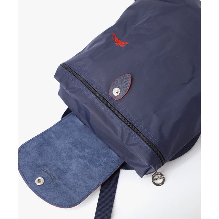 LONGCHAMP　ロンシャン　リュック　バックパック　ネイビーブルー　本物保証 LONGCHAMP ロンシャン リュック バックパック ネイビーブルー