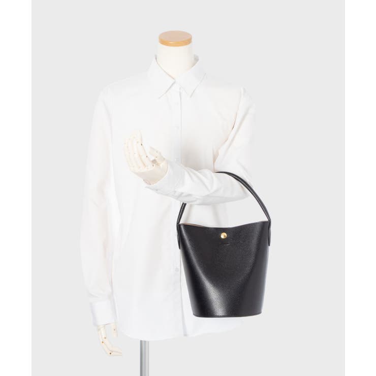 ロンシャンLONGCHAMP10161HYZハンドバッグキュイールドゥルシーレディースバッグエピュレCUIRDERUSSIEEPUREMレザーバケットバッグ通勤旅行おしゃれプレゼントギフト贈り物シンプル記念お祝いブラックブラン