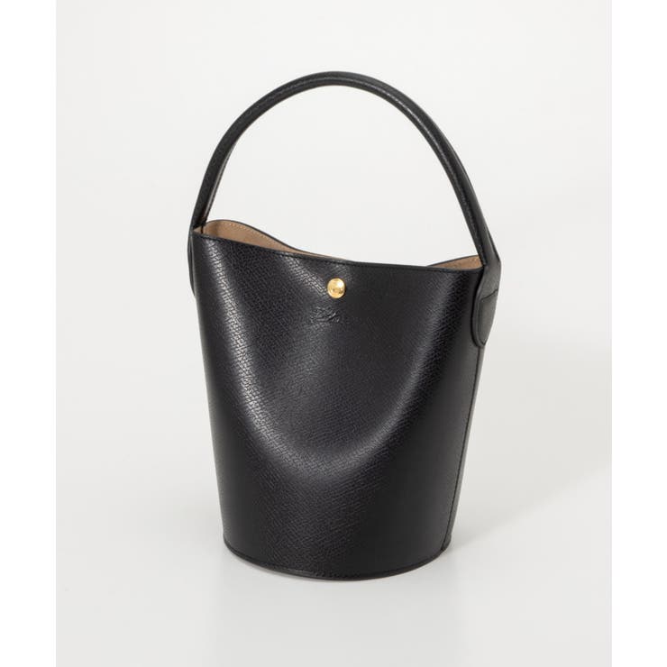 ロンシャンLONGCHAMP10161HYZハンドバッグキュイールドゥルシーレディースバッグエピュレCUIRDERUSSIEEPUREMレザーバケットバッグ通勤旅行おしゃれプレゼントギフト贈り物シンプル記念お祝いブラックブラン