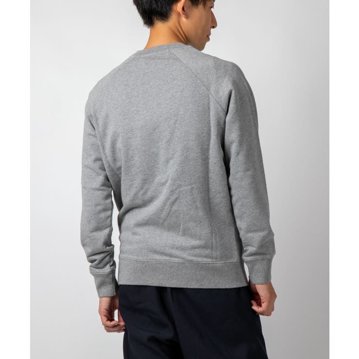 メゾンキツネMAISONKITSUNEAM00303KM0001スウェットメンズトップス長袖フォックスヘッドパッチクラシックスウェットシャツトレーナーコットン黒白カジュアルラウンドネックシンプル春秋FOXHEADPATCHCLASSICSWEATSHIRTH150P199P480全3色S～XXL