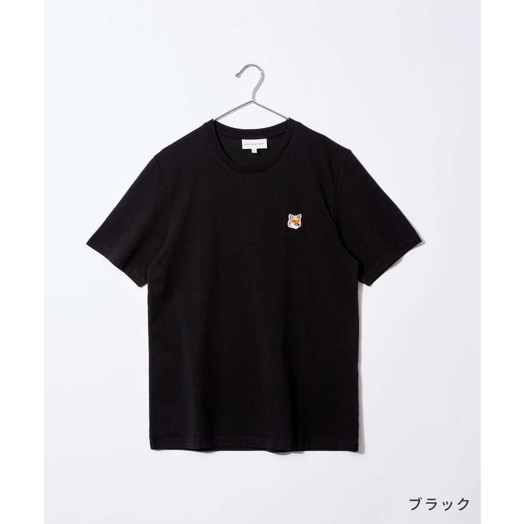 メゾンキツネMAISONKITSUNELM00104KJ0008TシャツFOXHEADPATCHREGULARTEESHIRTメンズトップス半袖フォックスヘッドパッチレギュラークルーネックコットン春夏シンプルカジュアル綿ストリートティールグレーSML
