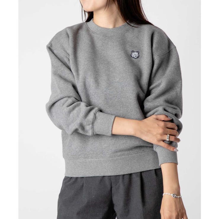 美品✨メゾンキツネ　ショートダッフルコート　ダークグレー メゾンキツネ ダッフルコート （美品 MAISON KITSUNE(メゾン