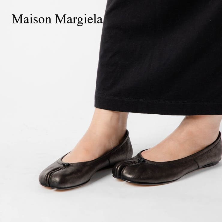 Maison Margiela MM6 バレエシューズ サイズ37 黒 MM6 Maison Margiela バレエシューズ 37 黒 マルジェラ 【公式通販】