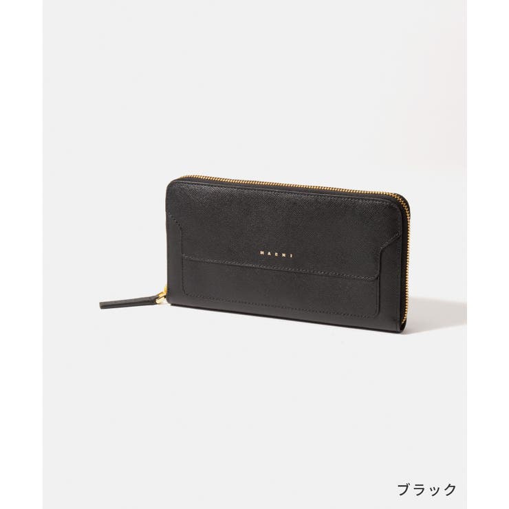 マルニMARNIPFMOE11U07LV520長財布レディース財布ロングウォレットレザー本革ロゴプレゼントブランドおしゃれギフト誕生日シンプルお祝い記念ラウンドファスナー全5色