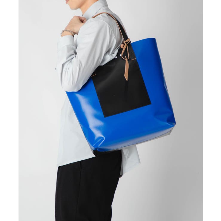 マルニMARNISHMQ0044A0P3572トートバッグTRIBECASHOPPINGBAGメンズレディースバッグトライベッカショッピングバッグ手提げ肩掛けお出かけカジュアルロゴおしゃれバイカラープレゼントギフト大容量A4収納記念お祝い【2022SS】全3色