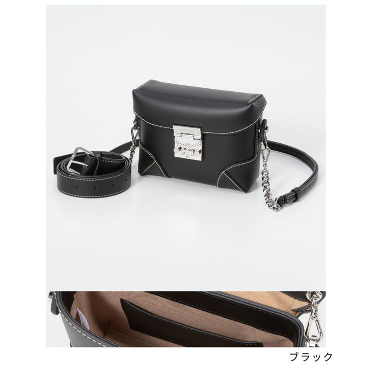 エムシーエムMCMMWZ8ABF23ショルダーバッグレディースバッグカジュアルお出かけプレゼントギフトお祝い鞄ブラックコニャック