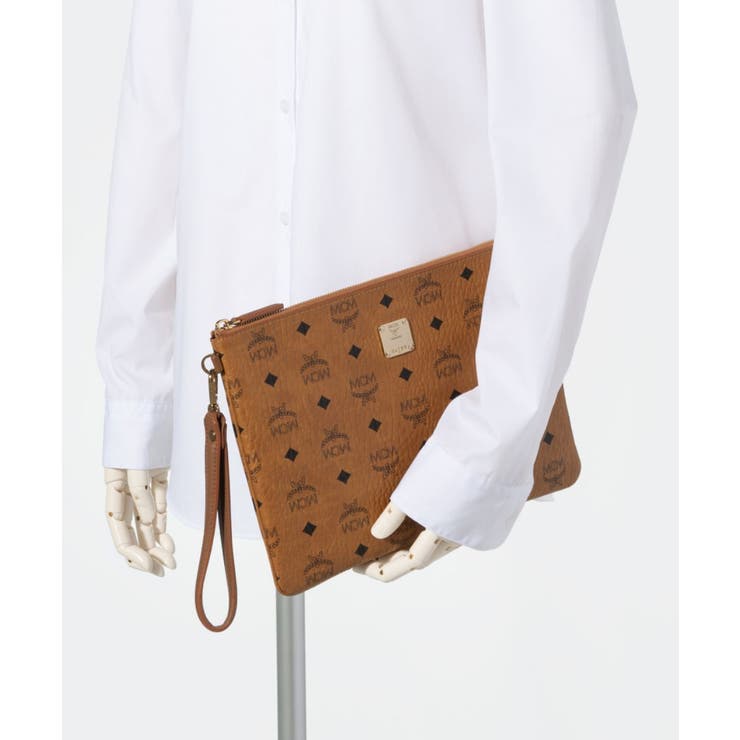MCM セカンドバッグ　総柄　ポーチ クラッチバッグ　ビンテージ MCM - MCM セカンドバッグ 総柄 ポーチ クラッチバッグ