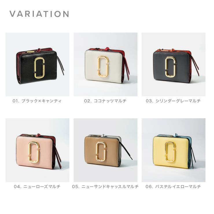 マークジェイコブス 二つ折り財布 レディース[品番：TRDW0001138