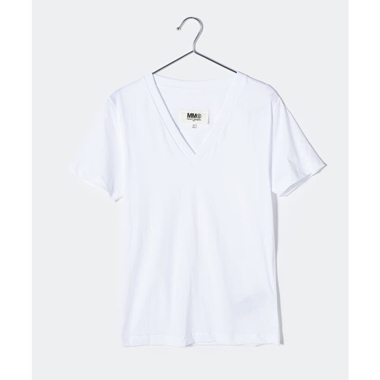 エムエム6MM6S52GC0280S24405Tシャツレディーストップス3枚セットメゾンマルジェラ半袖カットソータグロゴクルーネックカジュアルシンプル春夏コットン綿ホワイトグレーブラックSML