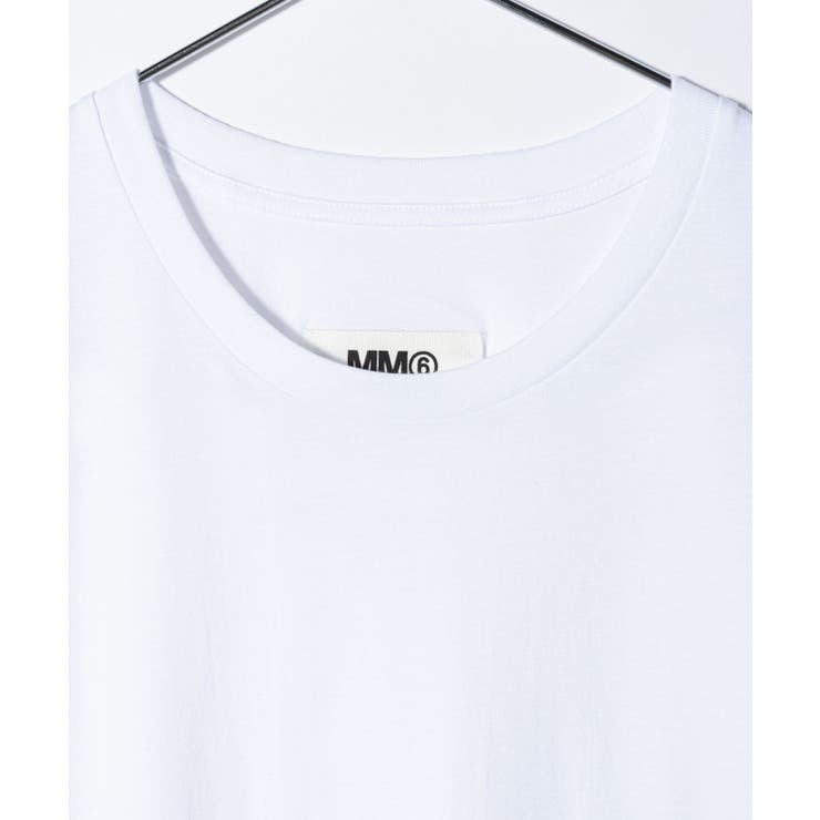 エムエム6MM6S52GC0280S24405Tシャツレディーストップス3枚セットメゾンマルジェラ半袖カットソータグロゴクルーネックカジュアルシンプル春夏コットン綿ホワイトグレーブラックSML