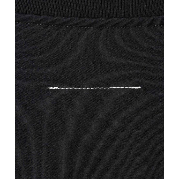 エムエム6MM6S52GC0267S24312Tシャツレディーストップスメゾンマルジェラ半袖カットソーナンバーロゴクルーネックカジュアルシンプル春夏コットン綿ホワイトブラックXSSM