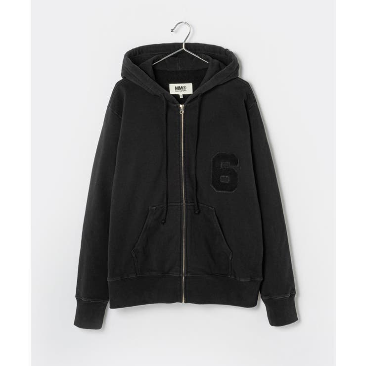 エムエム6MM6S62GU0082S25337スウェットレディーストップススウェットシャツSWEATSHIRTフーディカジュアルシンプル厚手秋冬ギフトプレゼントオフホワイトブラックXSSM