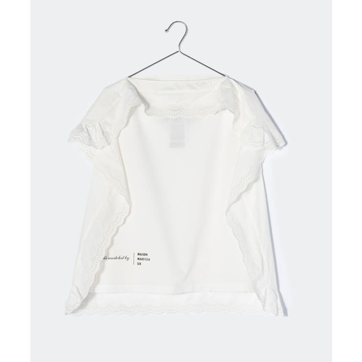 エムエム6MM6S52NC0304S47294Tシャツレディーストップスメゾンマルジェラ半袖カットソーカジュアルシンプル春夏コットン綿ホワイト363840