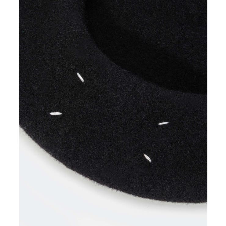 メゾンマルジェラMAISONMARGIELASI0TC0001S60384ベレー帽HEADWEARレディース帽子ヘビーウールベレーフェルト4ステッチブランドギフトブルーネイビーブラックS