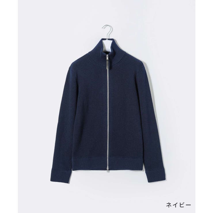 メゾンマルジェラMAISONMARGIELASI1HA0013S17781ニットPULLOVERメンズトップスジップアップカーディガンロングスリーブリブ編みゲージ74ステッチコットンウールウェア秋冬シンプルギフトプレゼントネイビーブラックXSSML
