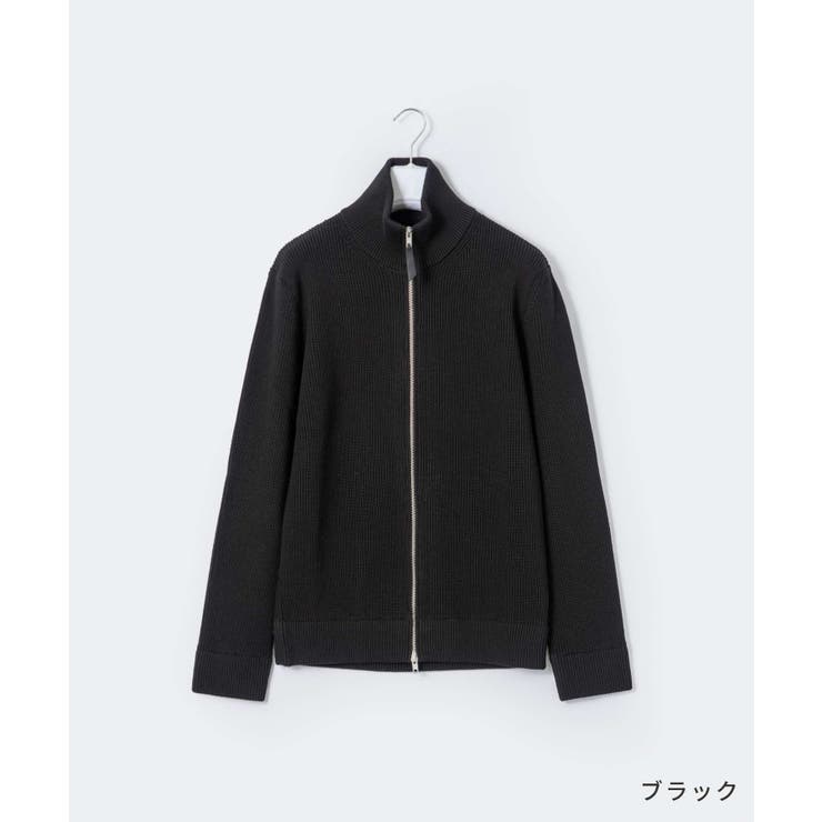 メゾンマルジェラMAISONMARGIELASI1HA0013S17781ニットPULLOVERメンズトップスジップアップカーディガンロングスリーブリブ編みゲージ74ステッチコットンウールウェア秋冬シンプルギフトプレゼントネイビーブラックXSSML