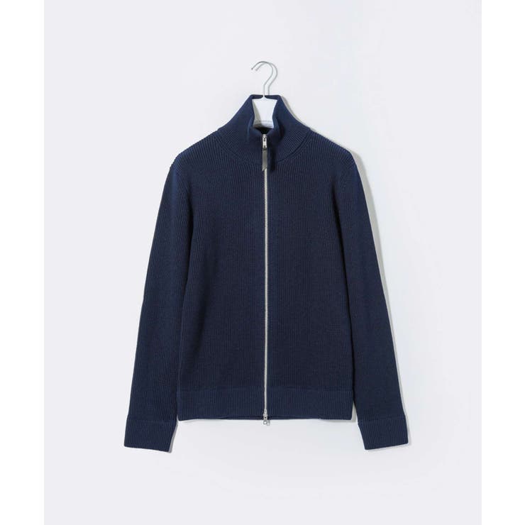 メゾンマルジェラMAISONMARGIELASI1HA0013S17781ニットPULLOVERメンズトップスジップアップカーディガンロングスリーブリブ編みゲージ74ステッチコットンウールウェア秋冬シンプルギフトプレゼントネイビーブラックXSSML