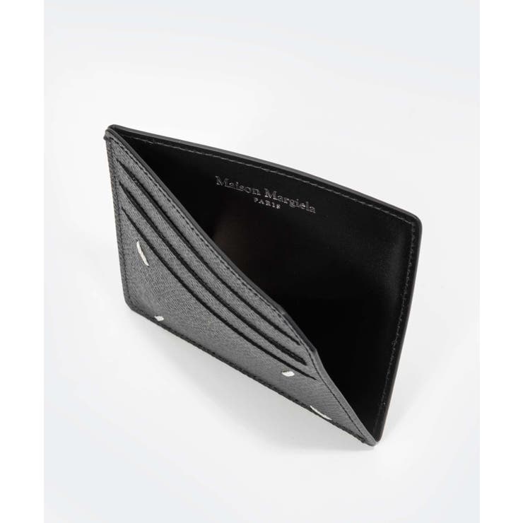 メゾンマルジェラMAISONMARGIELASA2VX0003P4745カードケースメンズレディース財布カードホルダーレザー4ステッチ本革ビジネスパスケースブランドロゴプレゼントコンパクトウォレットギフトお祝い記念通勤通学T8013ブラックCARDHOLDERSLIMGAP